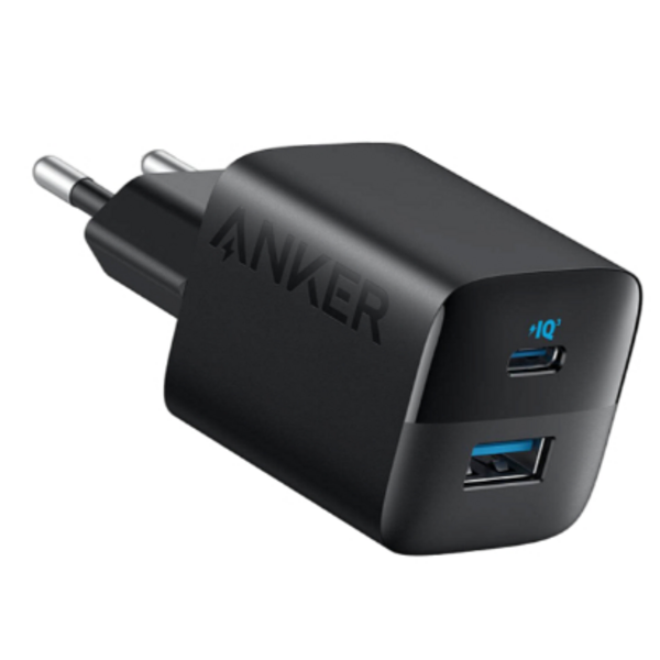 Мережева зарядка ANKER PowerPort 323 - 33W Dual-Port USB-C (Чорний)