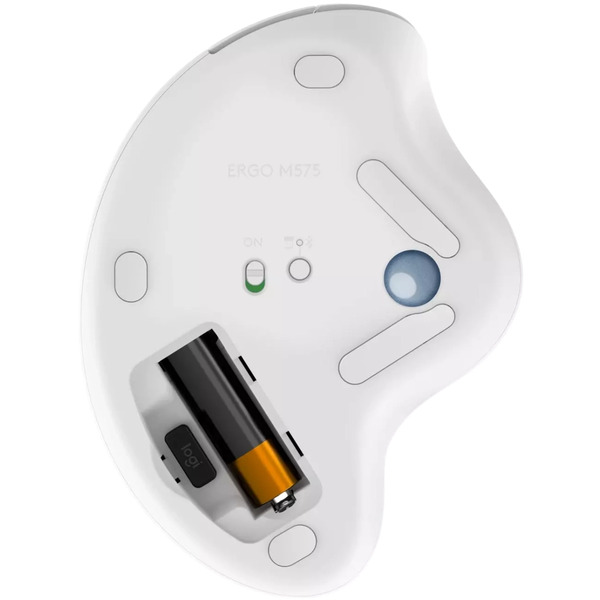 Мышь беспроводная Logitech Ergo M575 Wireless Trackball For Business Off White (910-006438)