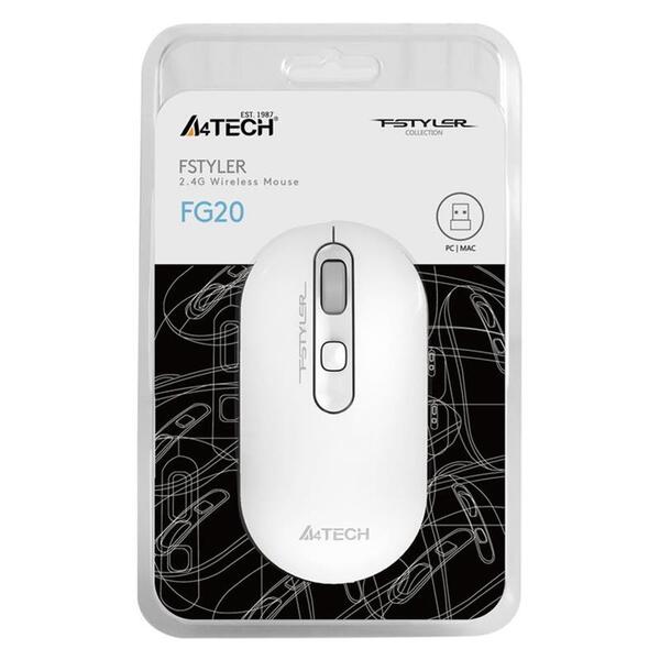 Миша A4Tech FG20 White