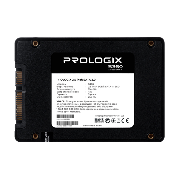 SSD-Накопичувач Prologix S360 PRO256GS360