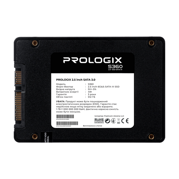 SSD-Накопичувач Prologix PRO512GS360