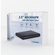 Внешний карман Gembird SATA HDD 2.5", USB 3.1, алюминий, Black (EE2-U3S-6)