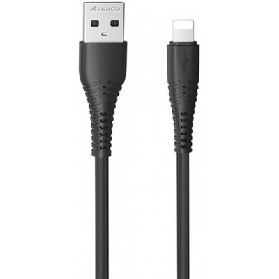 Кабель Proda PD-B85i USB - Lightning (M/M), 3 A, 1 м, Black (PD-B85i-BK)