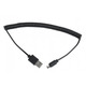 Кабель Cablexpert USB - micro USB V 2.0 (M/M), 1.8 м, спіральний, чорний (CC-mUSB2C-AMBM-6)