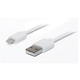 Кабель REAL-EL USB - Lightning (M/M), 1 м, белый (EL123500033)