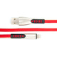 Кабель Dengos USB - Lightning (M/M) 0.25 м Red (PLS-L-SHRT-PLSK-RED)