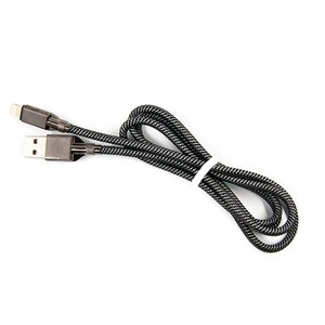 Кабель Dengos USB - Lightning (M/M) 4A 1 м Black (NTK-L-KPR-USB3-BLACK)