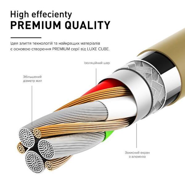 Кабель Luxe Cube Premium 8889986489885