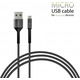 Кабель Intaleo CB0 USB - micro USB (M/M), 1.2 м, Black/Grey (1283126495649)