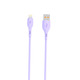 Кабель SkyDolphin S22L Soft Silicone USB - Lightning (M/M), 1 м, Violet (USB-000600)