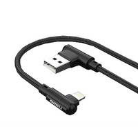 Кабель Foneng X70 90-degree Angle Gaming Cable (3A) USB - Lightning (M/M), 1 м, Black (X70-CA-DAG-IP)