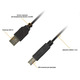 Кабель Piko USB - USB Type-B V 2.0 (M/M), 1.8 м, черный (1283126474033)