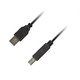 Кабель Piko USB - USB Type-B V 2.0 (M/M), 1.8 м, черный (1283126474033)