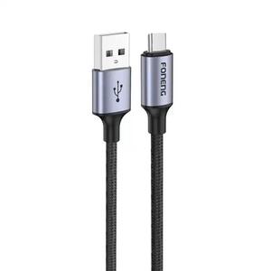Кабель Foneng X95 Metal Head Braided Cable USB - USB-C (M/M) 3A 1.2 м Black (X95-CA-TC)