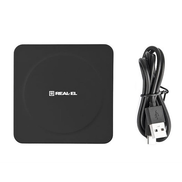 Беспроводное зарядное устройство REAL-EL WL-710 1.5A 5W Black