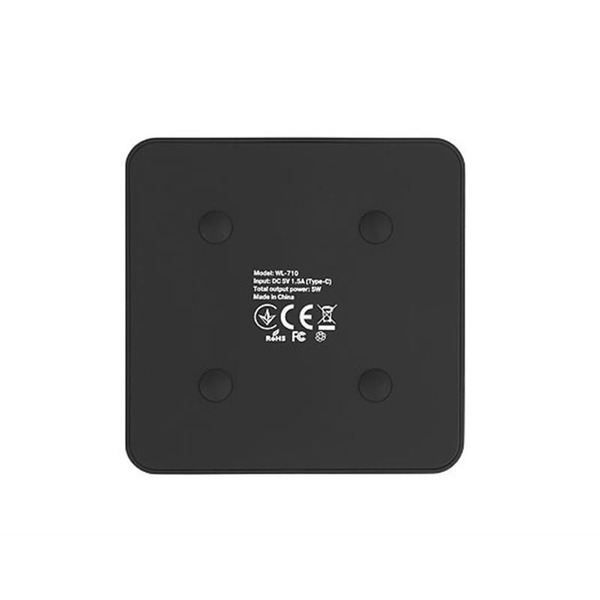 Беспроводное зарядное устройство REAL-EL WL-710 1.5A 5W Black