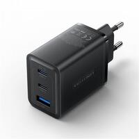 Сетевое зарядное устройство Vention GaN III PD 65W QC3.0 5A Black (FERB0-EU)
