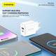 Сетевое зарядное устройство Foneng EU52-CH PD 30W (1xUSB, 1xType-C) White