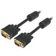 Кабель Cablexpert VGA-VGA HD15M/HD15M з 2-ма фер. кільцями, подвійний екран, чорний, 1.8 м (CC-PPVGA-6B)