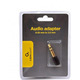 Адаптер Cablexpert 6.35 мм - 3.5 мм (M/F), черный (A-6.35M-3.5F)