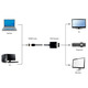 Адаптер Cablexpert HDMI - VGA V 1.4 (M/F), 0.15 м, черный (A-HDMI-VGA-04) блистер
