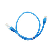 Патч-корд литой, UTP, RJ45, Cat.5e, 0,5m, синий