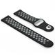 Ремешок BeCover Nike Style для Samsung Galaxy (20mm)/Watch 5/ Watch 4 40/44mm/Watch 4 Classic 42mm/Watch Active/Active 2 40/44mm/Watch 3 41mm/Gear S2/Classic/Gear Sport Black-Grey (705693)