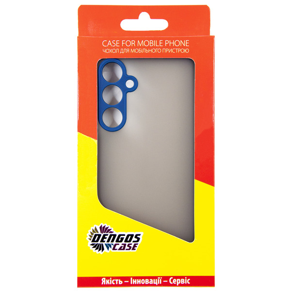 Чохол Dengos Matt для Samsung Galaxy A55 5G Blue DG-TPU-MATT-143