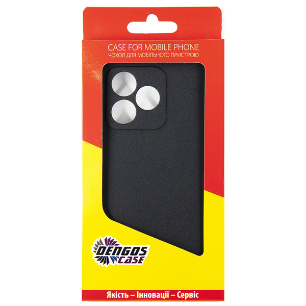 Чохол Dengos Carbon для Realme C53 Black DG-TPU-CRBN-195