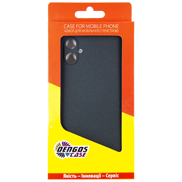 Чохол Dengos Carbon для Samsung Galaxy A05 Black DG-TPU-CRBN-193