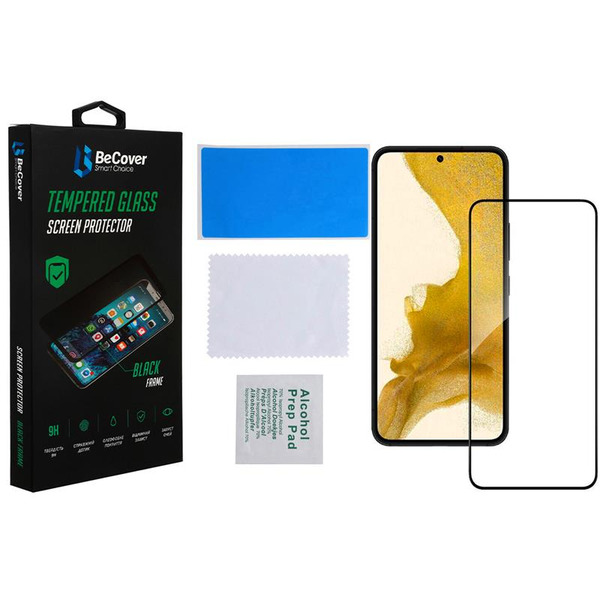 Защитное стекло BeCover для Samsung Galaxy S22 SM-S901 Black (707314)