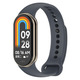 Силіконовий ремінець BeCover для Xiaomi Mi Smart Band 8 Gray (709388)