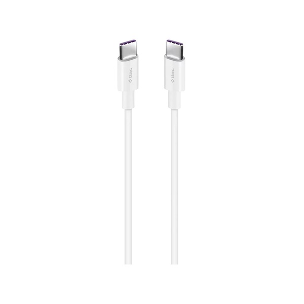 Кабель Ttec USB Type-C - USB Type-C (M/M), 3 м, White (2DK48B)