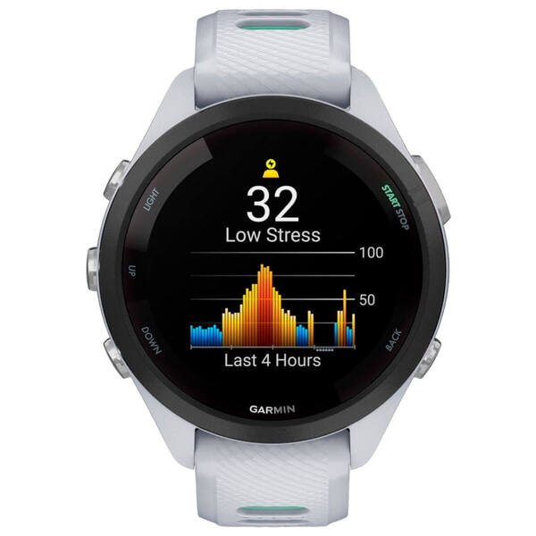 Смарт-часы Garmin Forerunner 265S Black Bezel with Whitestone Case and Whitestone/Neo Tropic Silicone Band (010-02810-54)