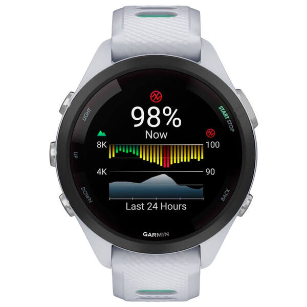 Смарт-часы Garmin Forerunner 265S Black Bezel with Whitestone Case and Whitestone/Neo Tropic Silicone Band (010-02810-54)