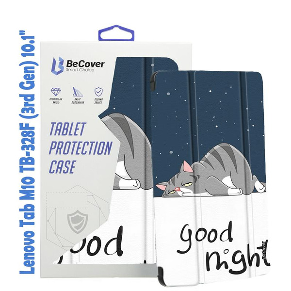 Чохол-книжка BeCover Smart для Lenovo Tab M10 TB-328F (3rd Gen) 10.1 Good Night (708289)