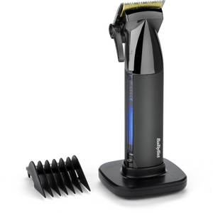 Машинка для стриження  Babyliss Super-X Metal Series, акум., насадок-12, сталь з графітовим покриттям, чорно-сріблястий