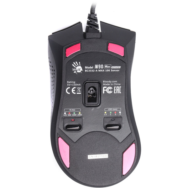 Мышь A4Tech Bloody W90 Max Panda White