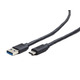 Кабель Cablexpert USB - USB Type-C V 3.0 (M/M), 1 м, преміум, чорний (CCP-USB3-AMCM-1M)