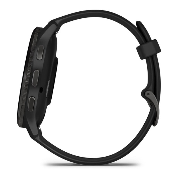 Смарт-часы Garmin Venu 3 Slate Stainless Steel Bezel with Black Case and Silicone Band (010-02784-51)