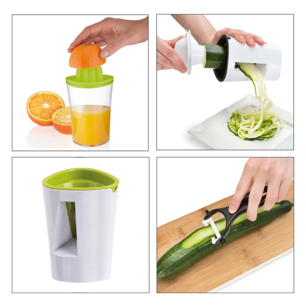 Соковитискач і спіралізатор Tavialo 3 в 1