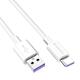 Кабель ColorWay USB - USB Type-C (M/M), 5.0А, 1 м, White (CW-CBUC019-WH)