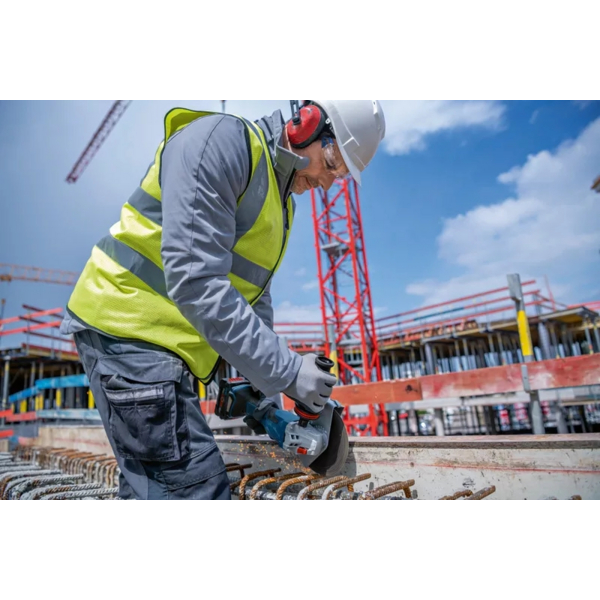 Шліфмашина кутова акумуляторна Bosch GWS 18V-180 P Professional без АКБ та ЗП (0.601.9H6.L01)