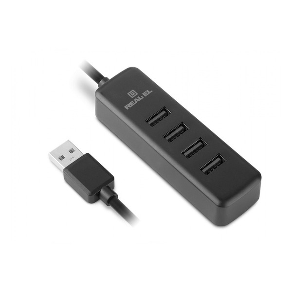 USB-хаб REAL-EL HQ-175 Black