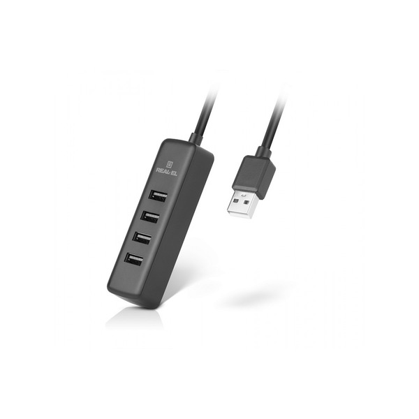 USB-хаб REAL-EL HQ-175 Black
