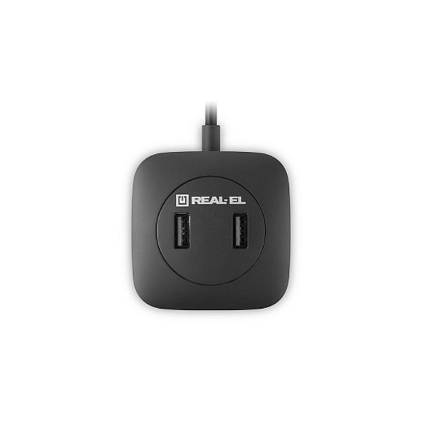 USB-хаб REAL-EL HQ-177 Black