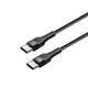 Кабель ColorWay USB Type-C - USB Type-C (M/M), 3.0 А, 1 м, Black (CW-CBPDCC047-BK)