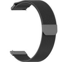 Ремешок BeCover Milanese Style для Samsung Galaxy (20mm)/Watch 5/ Watch 4 40/44mm/Watch 4 Classic 42mm/Watch Active/Active 2 40/44mm/Watch 3 41mm/Gear S2/Classic/Gear Sport Black (707671)