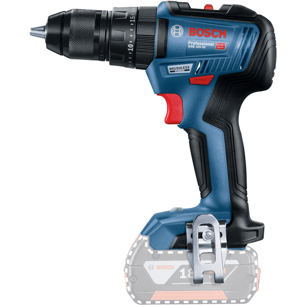 Набір інструментів Bosch: шліфмашина кутова GWS 180-LI + дриль-шуруповерт GSB 18V-50 + 2 АКБ 4Аг + ЗУ (0.615.990.M8S)