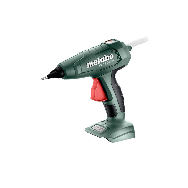Пістолет клейовий Metabo HK 18 LTX 20 18В стрижні 11мм 200/130 градусів 0.4кг без АКБ та ЗП подача 20г·хв